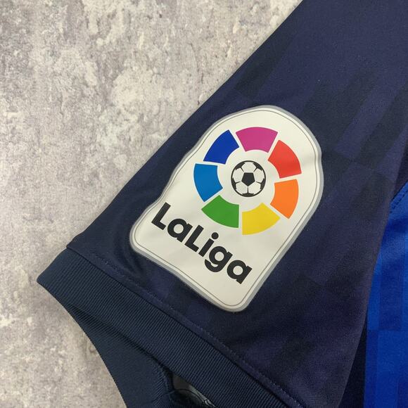 Nike FC Barcelona Jersey Mens Medium Blue Dugan #16 Home Soccer Futbol 2022-23 - Picture 6 of 10